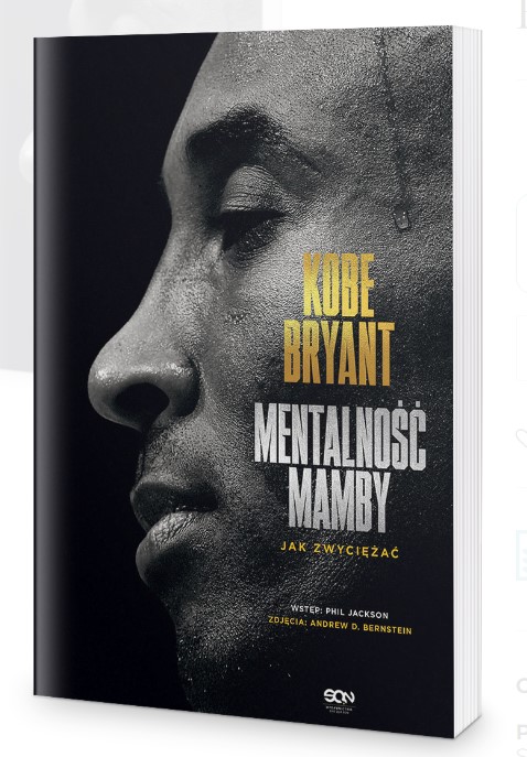 Okładka Kobe Bryant Mentalność Mamby książki samorozwojowe - kobe bryant mentalność mamby, okładka